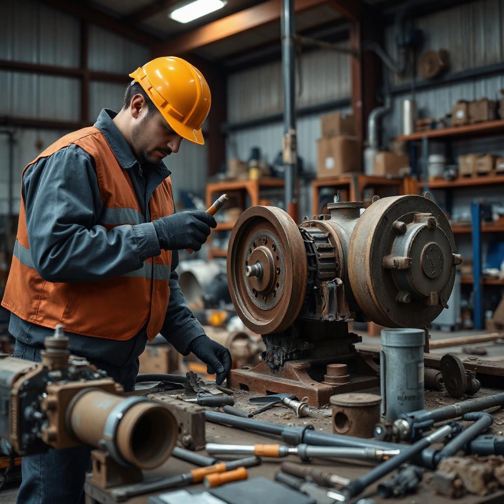 تعمیرات و نگهداری ماشین الات معدنی